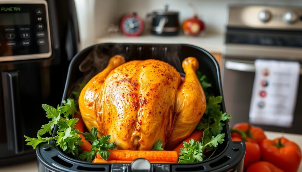 Perfectly Cooked Whole Chicken in the Air Fryer