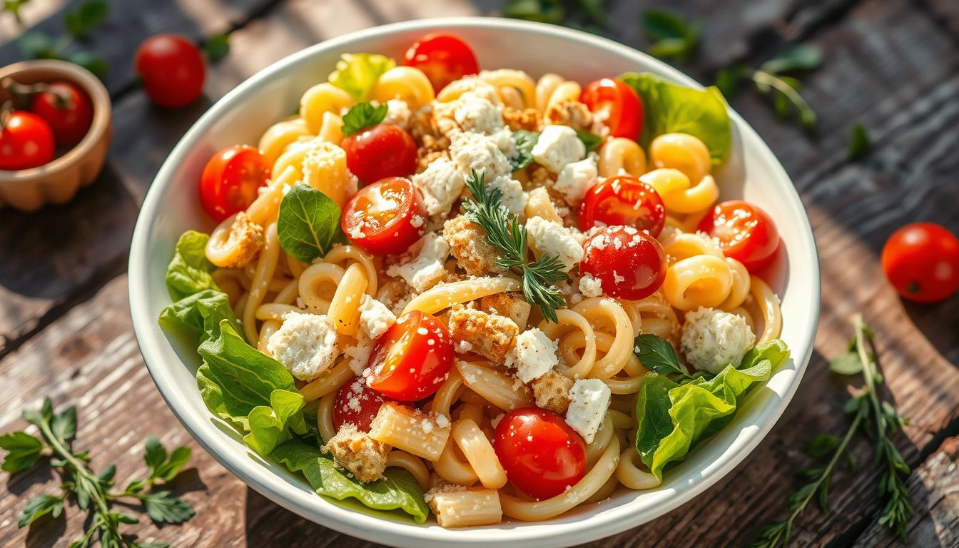 Easy Caesar Pasta Salad: A Crowd-Pleasing Dish