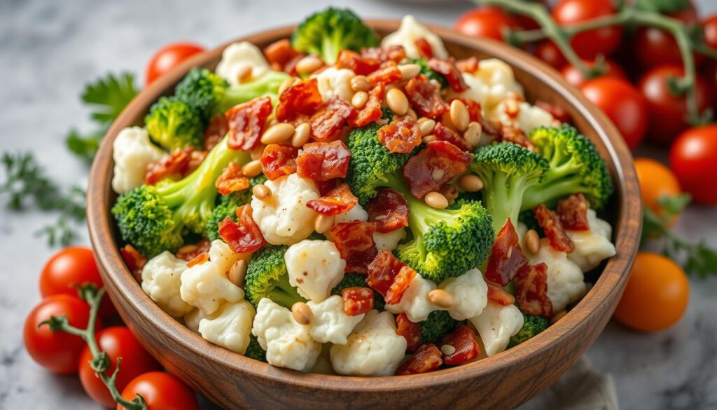 Tasty Broccoli Cauliflower Salad: A Healthy Side Dish