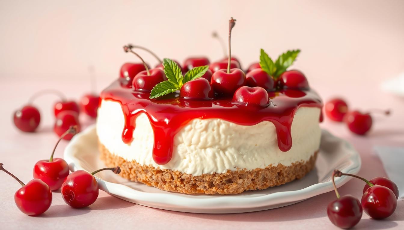 Easy No-Bake Cherry Cheesecake Recipe