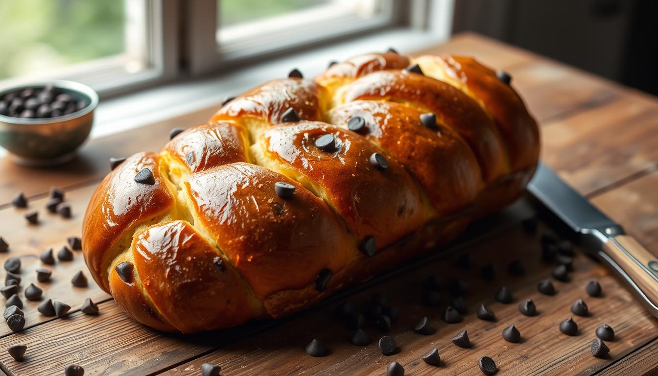 Braided Chocolate Chip Brioche Recipe - Easy & Delicious