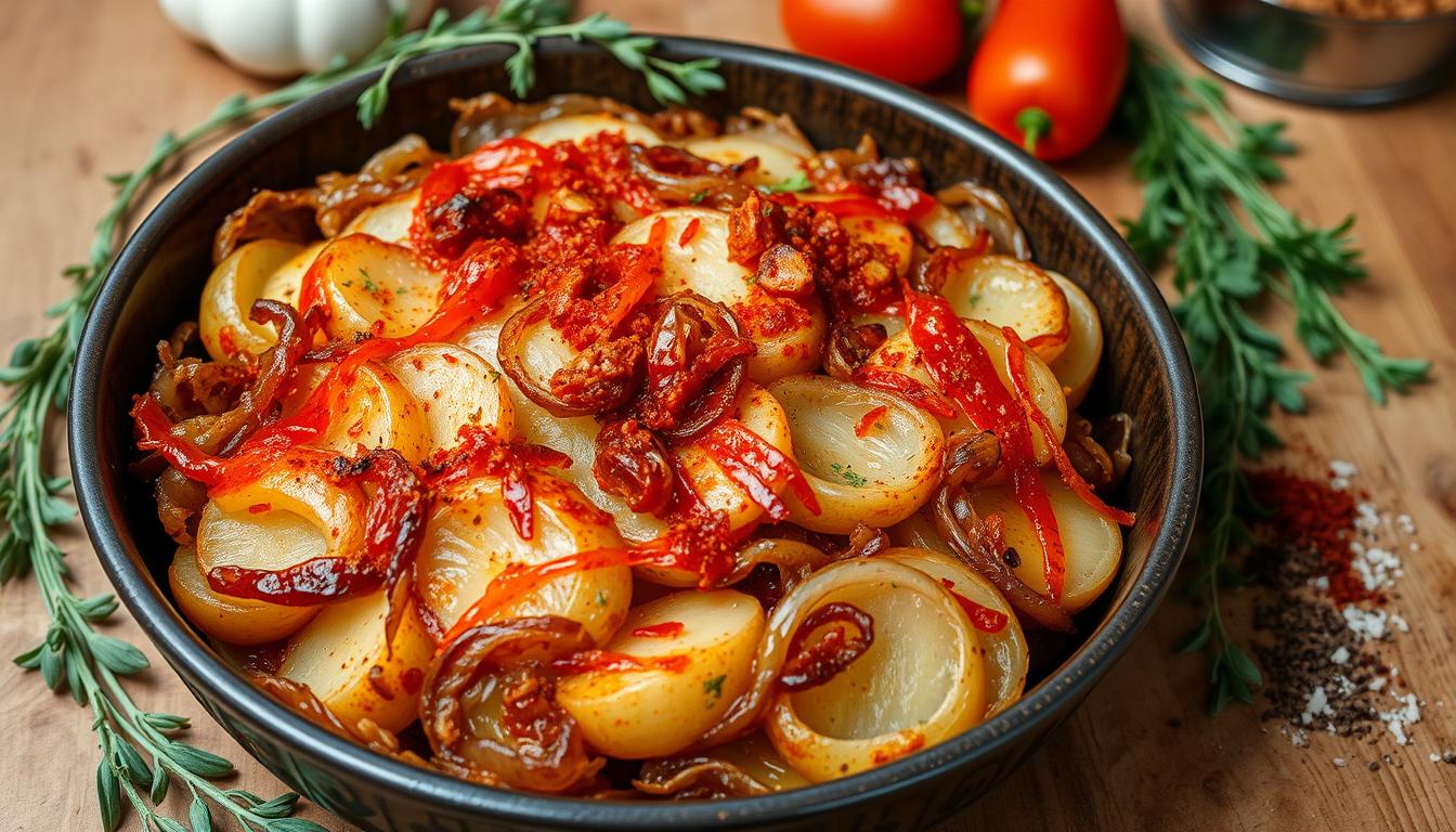 Delicious Onion Potato Casserole: Paprika Recipe