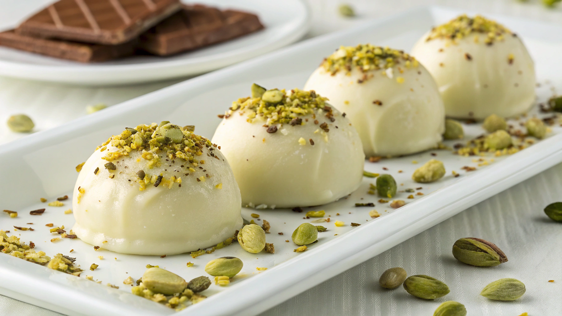 Delicious White Chocolate Pistachio Truffles