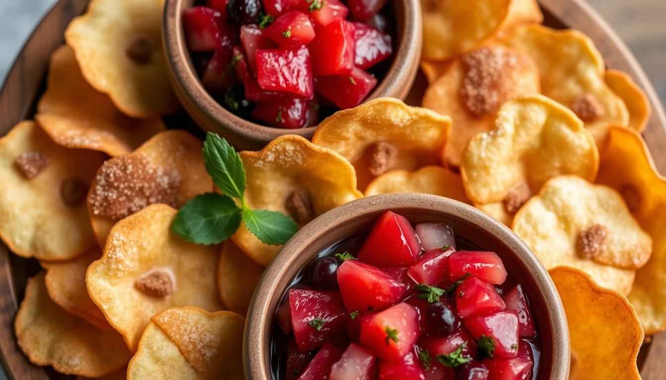 Delicious Dessert 'Chips and Salsa' Recipe