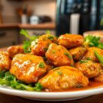 Easy Air Fryer Honey Garlic Chicken Recipe