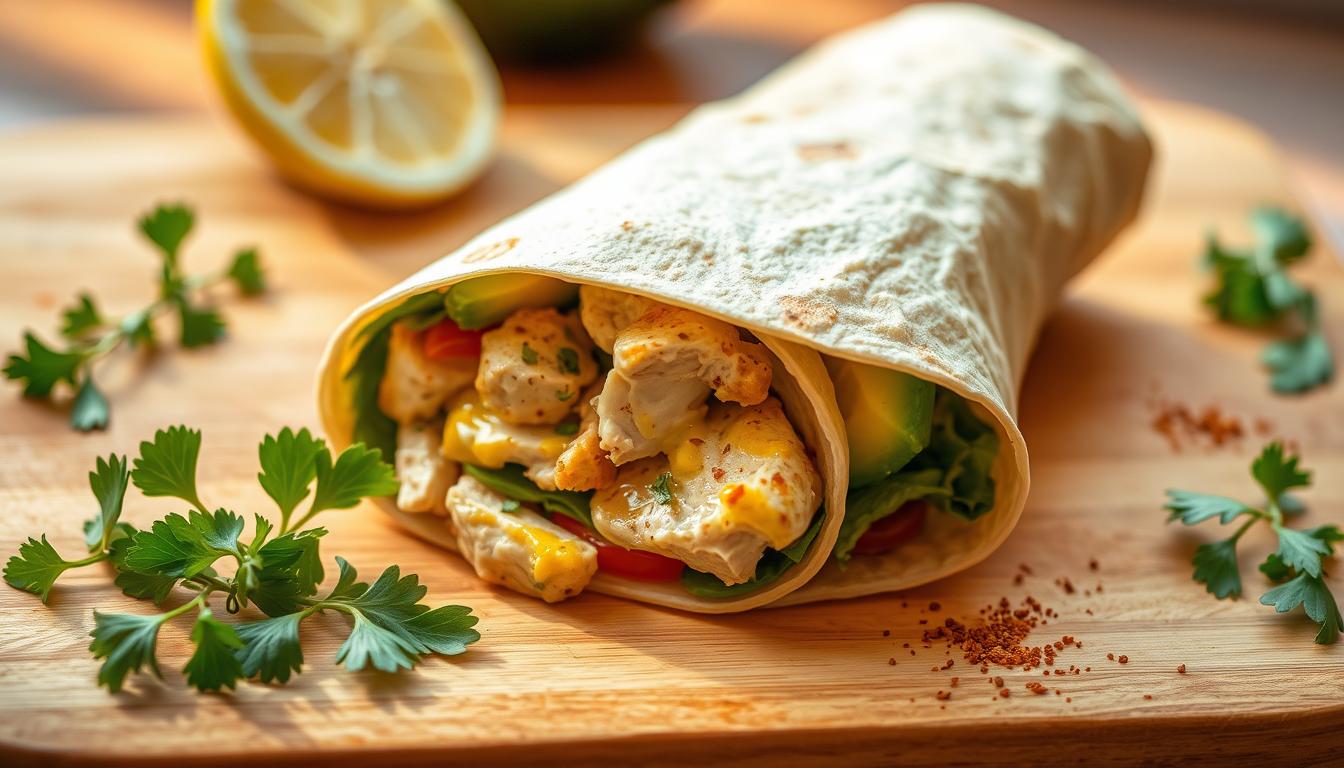 Enjoy Turmeric Chicken & Avocado Wraps Today